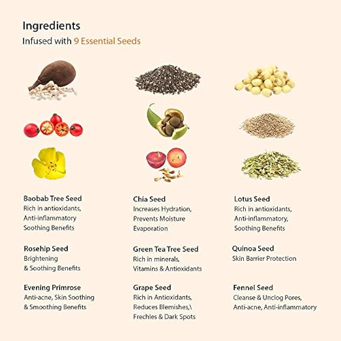 Blithe VITAL TREATMENT 9 ESSENTIAL SEEDS NIACINAMIDE TONER - KOREAN SKIN ESSENCE GREEN TEA TONER FOR FACE, CLARIFYING OILY SKIN VITALIZING & DARK SPOTS 5 FL OZ - Image 2